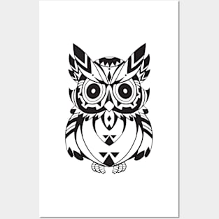 Ethnic Owl V.1 Posters and Art